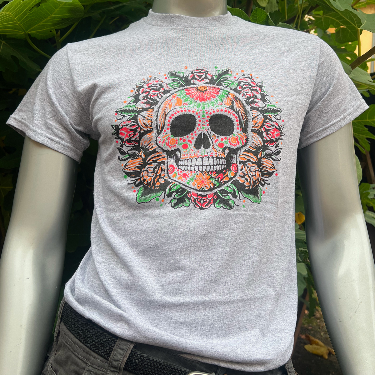 T-shirt sérigraphié "Crâne Australopithèque - Style Mexicain" – Image 3