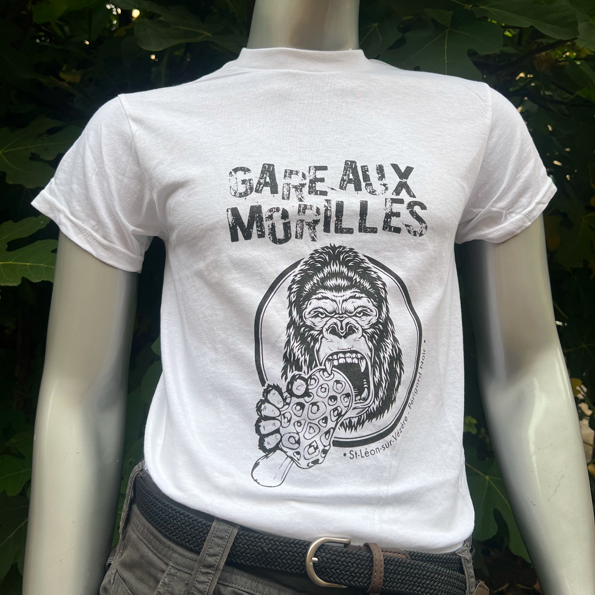 T-shirt sérigraphié "Gare aux Morilles" – Image 2