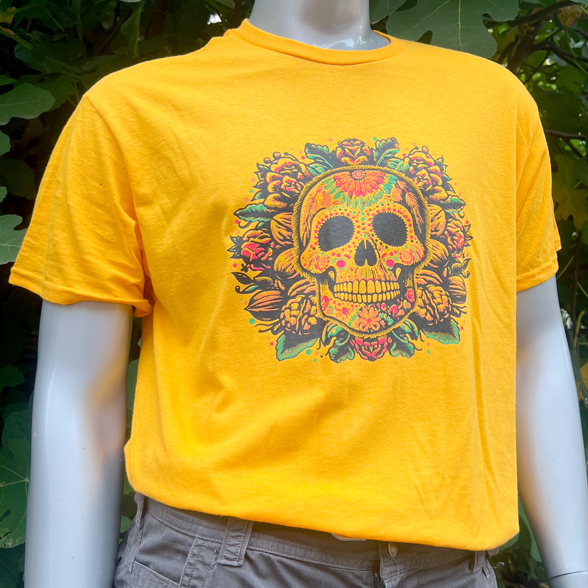 T-shirt sérigraphié "Crâne Australopithèque - Style Mexicain" – Image 5